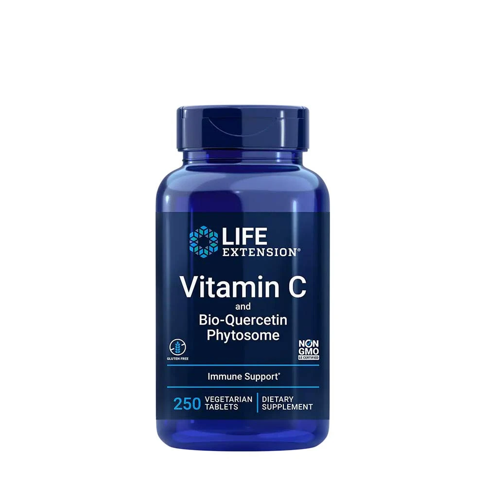 Life Extension - Vitamin C och Quercetin Fytosom, 250 vegetabiliska tabletter | Vitaminer och MineralerHälsa och välbefinnandeVissa vitaminerHälsokostVitamin C | Apoteka