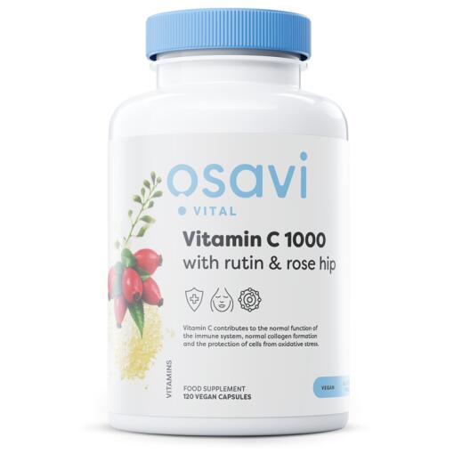 Vitamin C1000 with Rutin & Rose Hip - 120 vegan caps