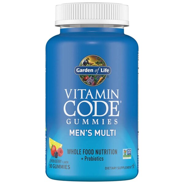 Garden of Life - Vitamin Code Mäns Multivitamin Gummies, Citron &amp; Bär - 90 gummier | Vitaminer och MineralerHälsa och välbefinnandeMultivitaminerHälsokostBiohacking | Apoteka