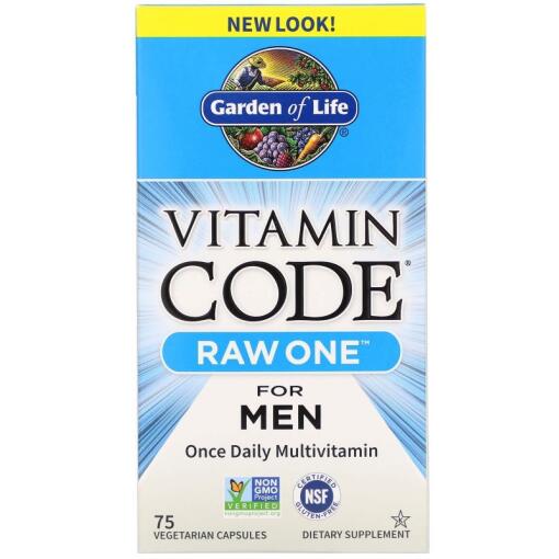 Vitamin Code RAW ONE for Men - 75 vcaps