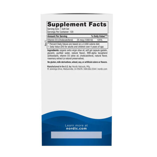 1000 IU Orange - 120 softgels