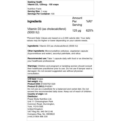 125 mcg - 100 kapsler