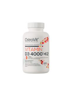 Vitamin D3 4000 + K2 - 100 tablets