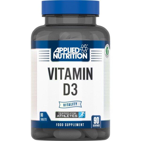 Applied Nutrition - Vitamin D3, 90 tabletter | Vitaminer och MineralerHälsa och välbefinnandeD-vitaminHälsokost | Apoteka