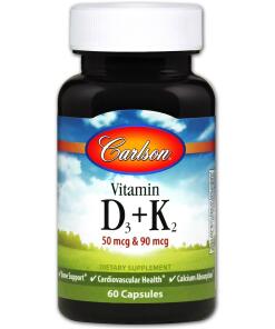 Vitamin D3 + K2 - 60 caps