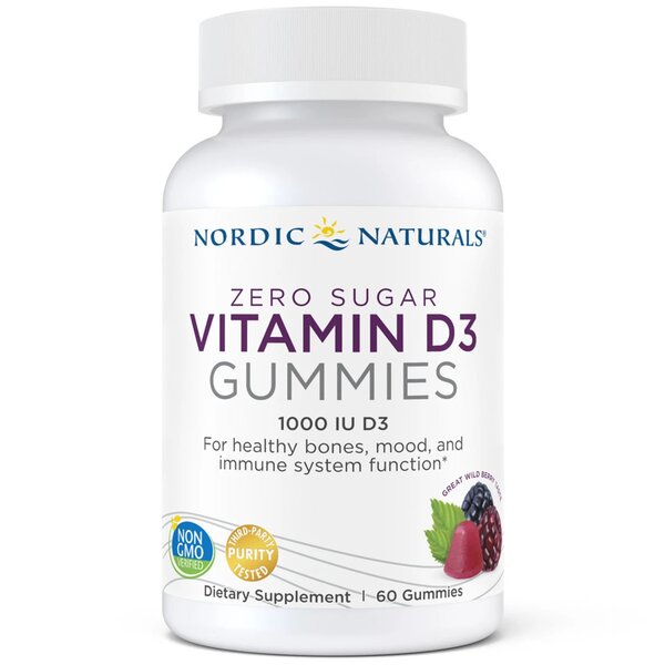 Nordic Naturals - Vitamin D3 Utan Socker, Vilda Bär, 60 Gummies | Vitaminer och MineralerHälsa och välbefinnandeD-vitaminHälsokost | Apoteka
