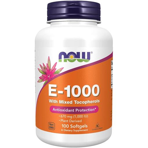 Vitamin E-1000 - Natural (Mixed Tocopherols) - 100 softgels