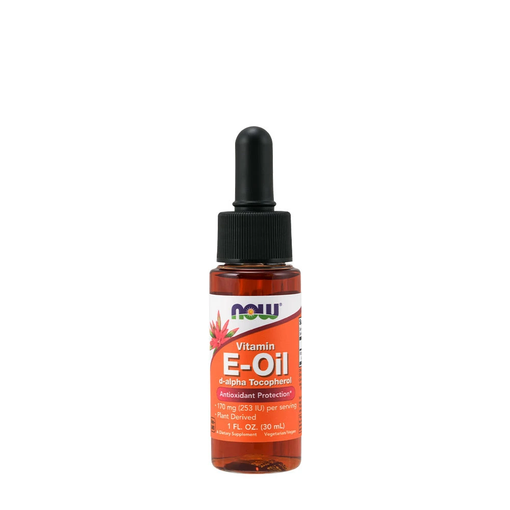 NOW - Vitamin E-olja | Vitaminer och MineralerVeganska produkterHälsa och välbefinnandeVissa vitaminerHälsokostSkönhetVitamin E | Apoteka