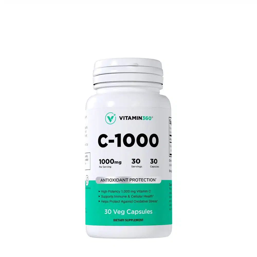 Vitamin360 - C-1000 Vitamin C, 1000 mg (30 vegetabiliska kapslar) | Nya produkterVitaminer och MineralerVitamin C | Apoteka