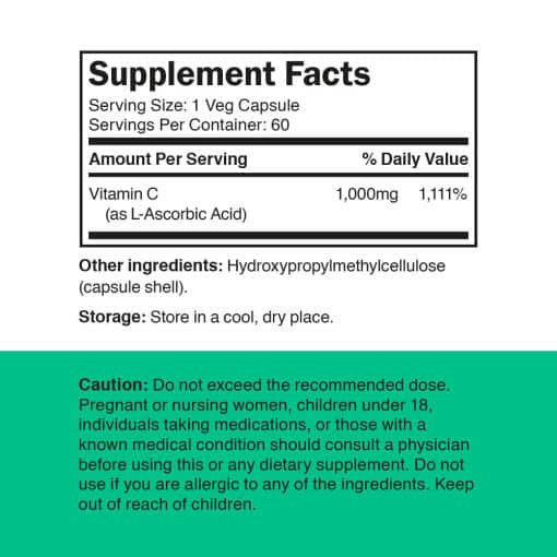 000 mg (60 Veg Capsules)