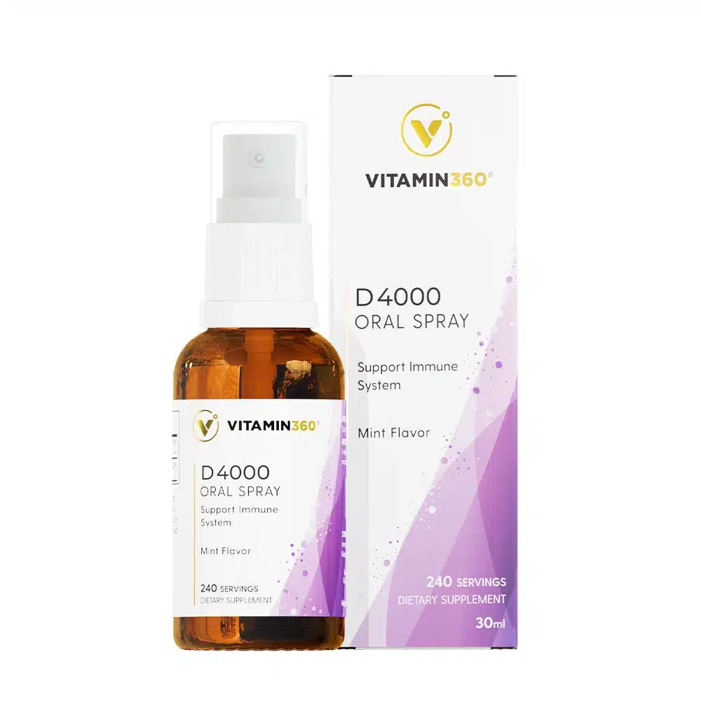 Vitamin360 - D4000 IE Munnspray, 30 ml, Mintsmak | Vitaminer och MineralerD-vitaminHälsokost | Apoteka