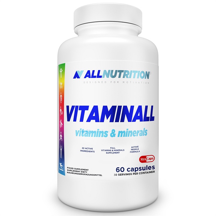 Allnutrition - Vitaminall XtraCaps, 60 kapslar | Vitaminer och MineralerVeganska produkterHälsokost | Apoteka