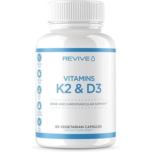 Vitamins K2 + D3 - 60 vcaps