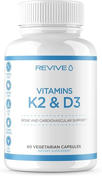 Revive - Vitaminer K2 + D3, 60 kapslar | Vitaminer och MineralerVeganska produkterHälsa och välbefinnandeVissa vitaminerD-vitaminK-vitaminHälsokostD3 | Apoteka