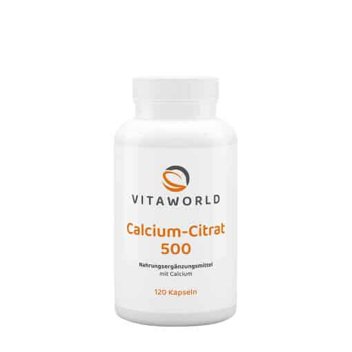 Vitaworld Calcium Citrate 500  (120 Capsules)