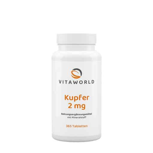 Vitaworld Copper 2 mg (365 tablets)
