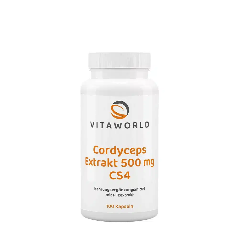 Vitaworld - Cordycepsextrakt CS4, 500 mg (100 kapslar) | Hälsa och välbefinnandeHälsokostSvamptillskottÖrter och växtbaserade preparat | Apoteka