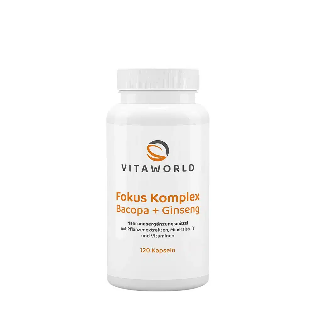 Vitaworld - Focus Complex, 120 kapslar | Hälsa och välbefinnandeMental fokus och minneHälsokost | Apoteka