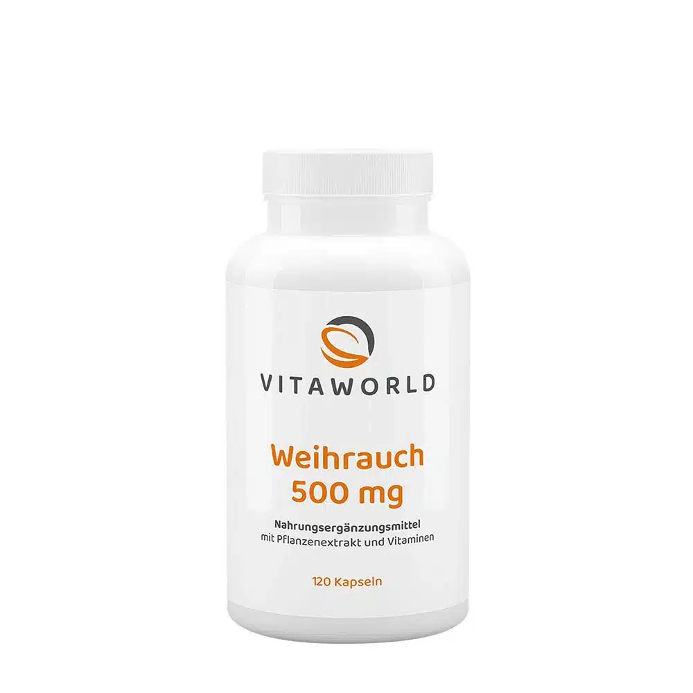 Vitaworld - Frankincense 500 mg, 120 kapslar | Hälsa och välbefinnandeHälsokostÖrter och växtbaserade preparat | Apoteka