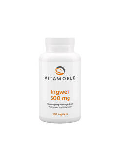 Vitaworld Ginger 500 mg (120 Capsules)