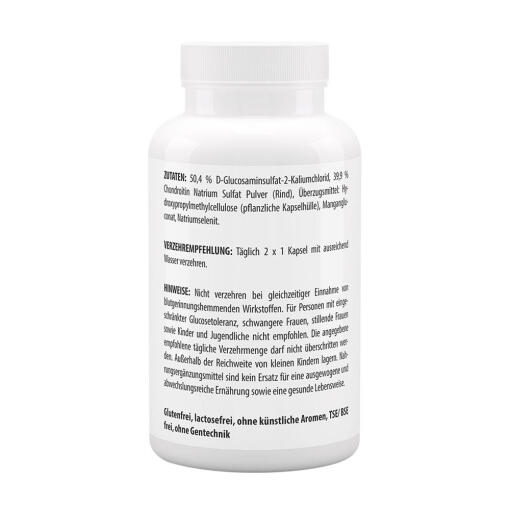 Vitaworld - Glukosamin 500 + Kondroitin 400, 100 kapslar - Bild 3