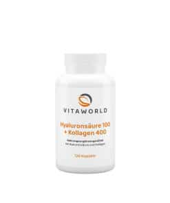 Vitaworld Hyaluronic Acid 100 + Collagen 400 (120 Capsules)