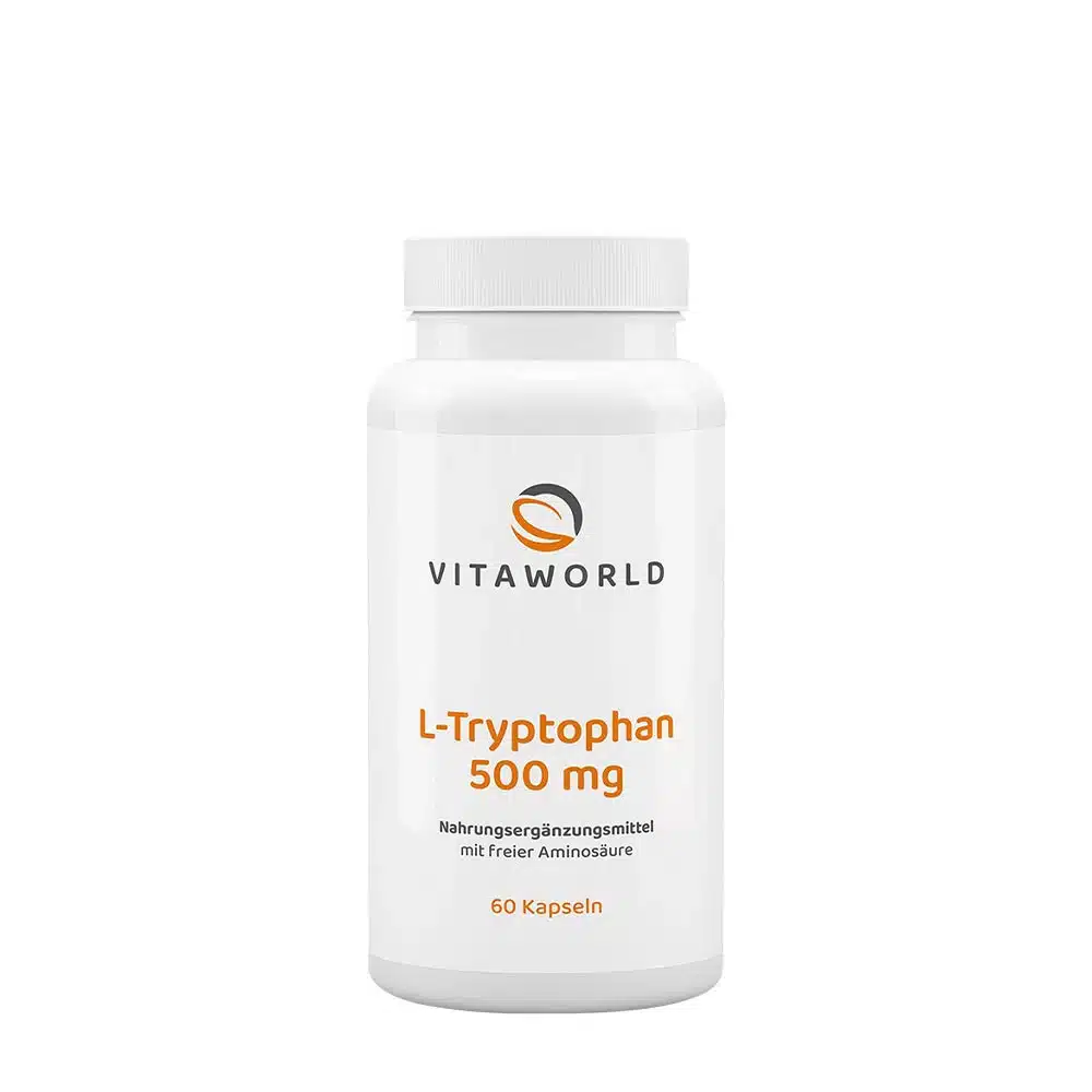 Vitaworld - L-Tryptofan, 500 mg, 60 kapslar | HälsokostSömnstödL-tryptofan | Apoteka