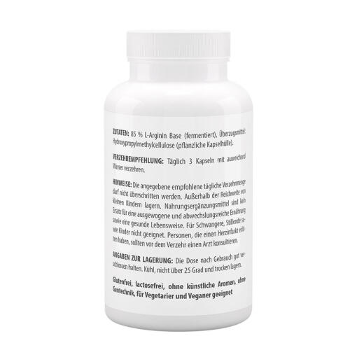 Vitaworld - L-arginin, 750 mg, 100 kapslar - Bild 3