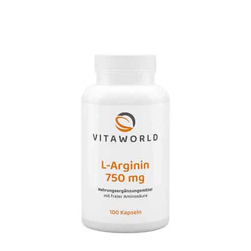Vitaworld L-arginine 750 mg (100 Capsules)