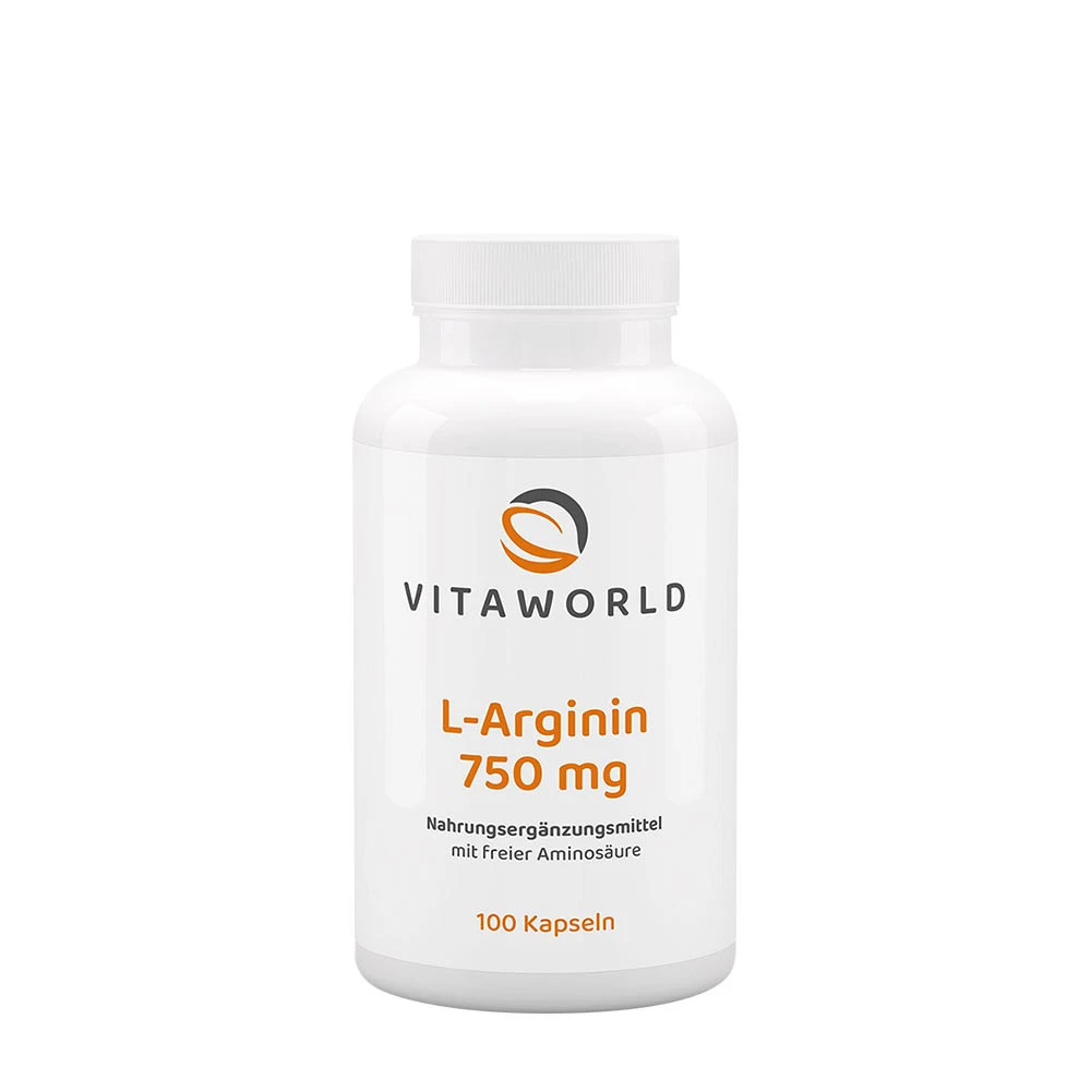 Vitaworld L-arginine 750 mg (100 Capsules)
