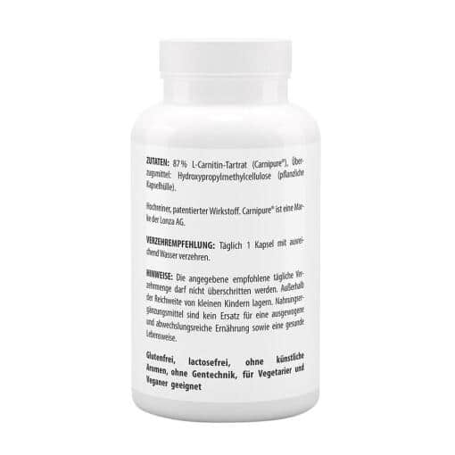 Vitaworld - L-karnitin, 500 mg, 100 kapslar - Bild 3