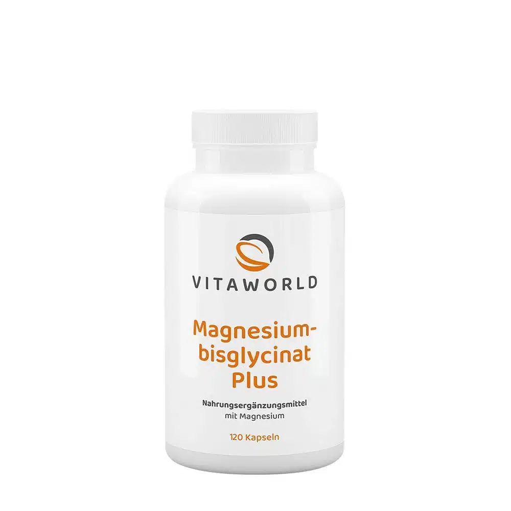 Vitaworld - Magnesiumbisglycinat Plus, 120 Kapslar | HälsokostMagnesium | Apoteka