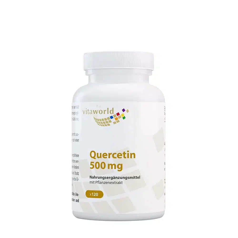 Vitaworld - Quercetin, 500 mg, 120 kapslar | Hälsa och välbefinnandeAntioxidanterHälsokostÖrter och växtbaserade preparat | Apoteka