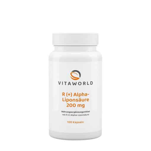 Vitaworld R (+) Alpha Lipoic Acid 200 mg (100 Capsules)