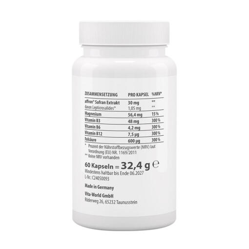 Vitaworld - Saffransextrakt, 60 kapslar - Bild 2
