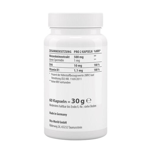 Vitaworld - Spermidin Plus, 60 kapslar - Bild 2