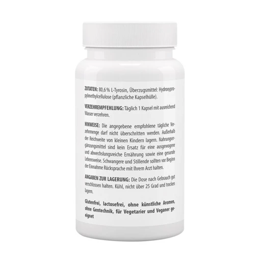 Vitaworld - Tyrosin, 500 mg, 60 kapslar - Bild 3