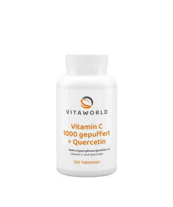 Vitaworld Vitamin C 1000 Buffered + Quercetin (120 Tablets)