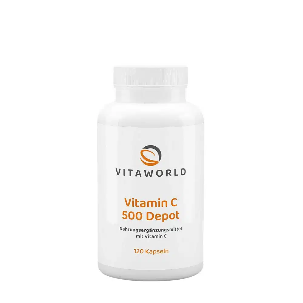 Vitaworld - Vitamin C 500 Depot, 120 kapslar | Vitaminer och MineralerHälsokostVitamin C | Apoteka