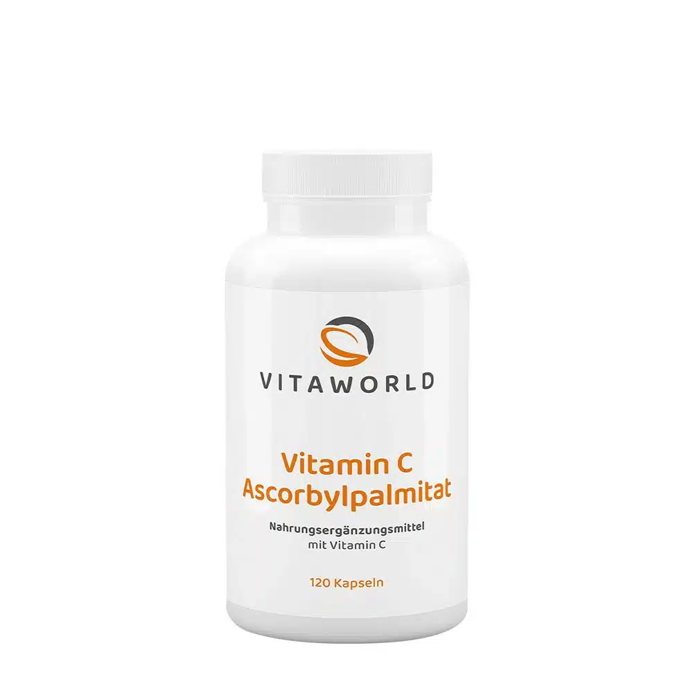 Vitaworld - Vitamin C Askorbylpalmitat, 120 kapslar | HälsokostKollagenVitamin C | Apoteka