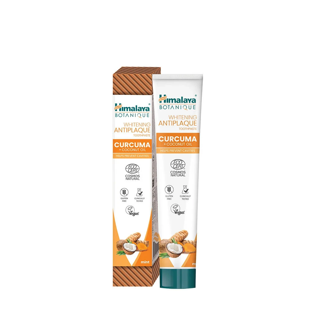 Whitening Antiplaque Toothpaste Curcuma + Coconut Oil