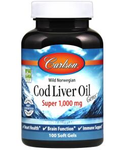 Wild Norwegian Cod Liver Oil Gems