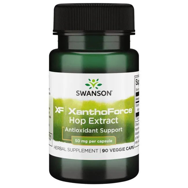 Swanson - XanthoForce Humleextrakt, 50 mg - 90 vegetabiliska kapslar | Hälsa och välbefinnandeAntioxidanterHälsokostÖrter och växtbaserade preparat | Apoteka