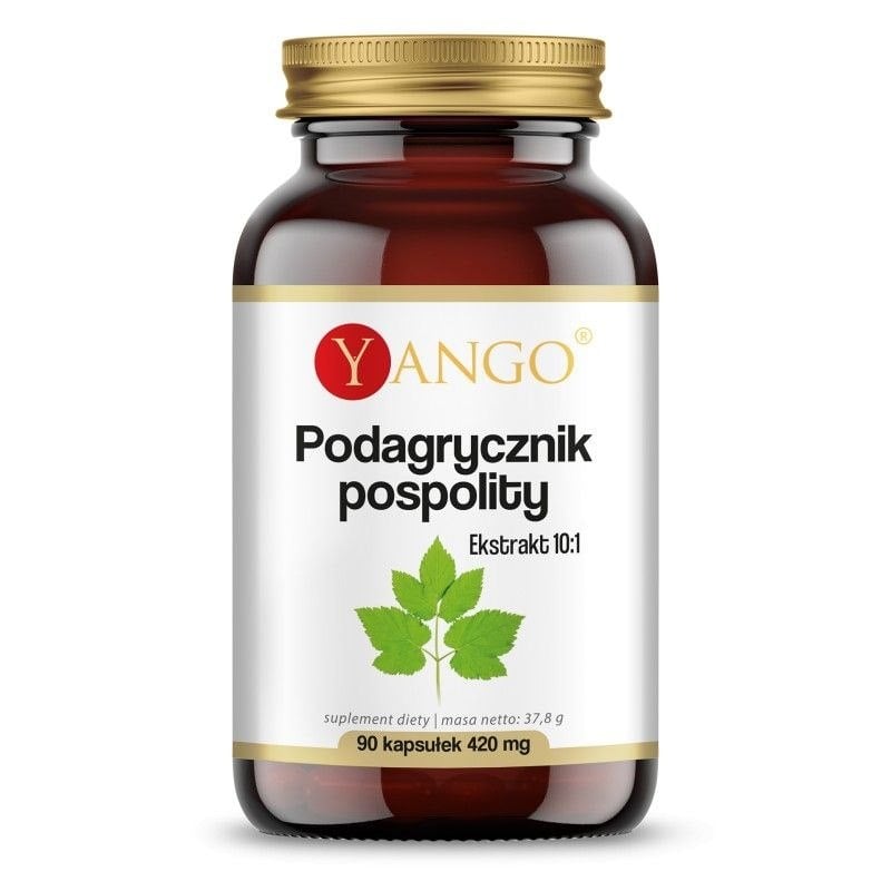 Yango - Aegopodium podagraria, 90 kapslar | Vitaminer och MineralerHälsa och välbefinnandeÖrttillskottÖrter och växtbaserade preparat | Apoteka