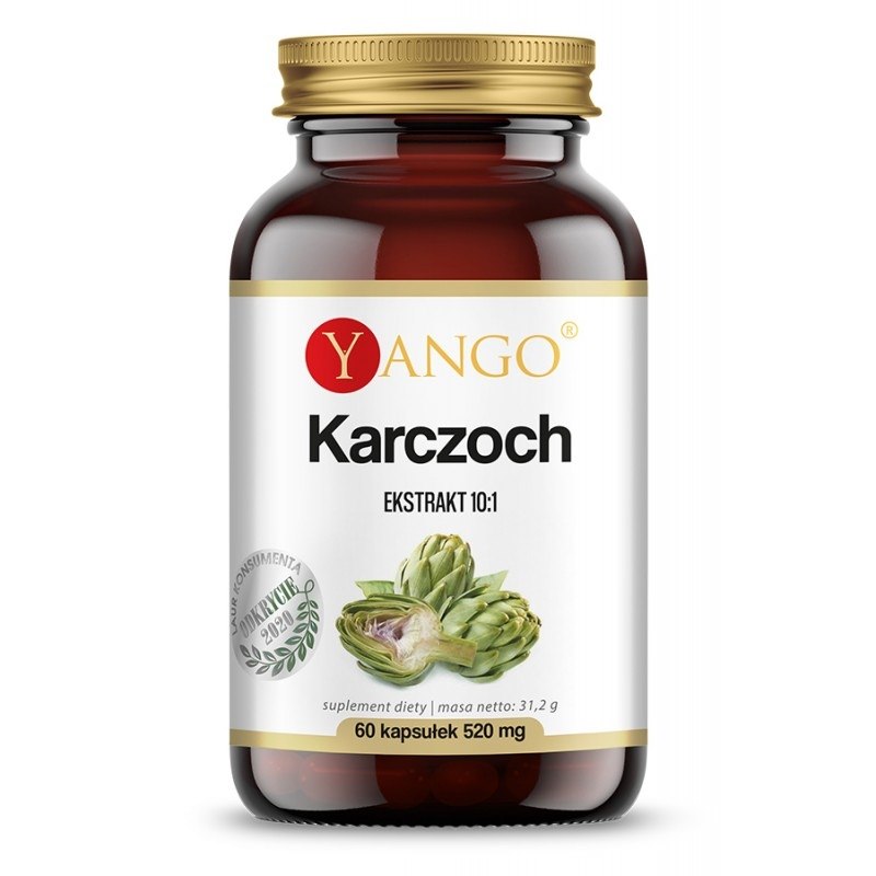 Yango - Kronärtskocka, 60 kapslar | Vitaminer och MineralerHälsa och välbefinnandeÖrttillskottMatsmältningshälsaÖrter och växtbaserade preparat | Apoteka