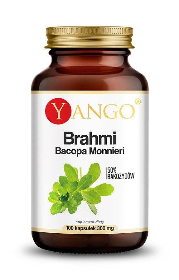 Yango - Bacopa Brahmi, 100 kapslar | Vitaminer och MineralerHälsa och välbefinnandeÖrttillskottÖrter och växtbaserade preparat | Apoteka