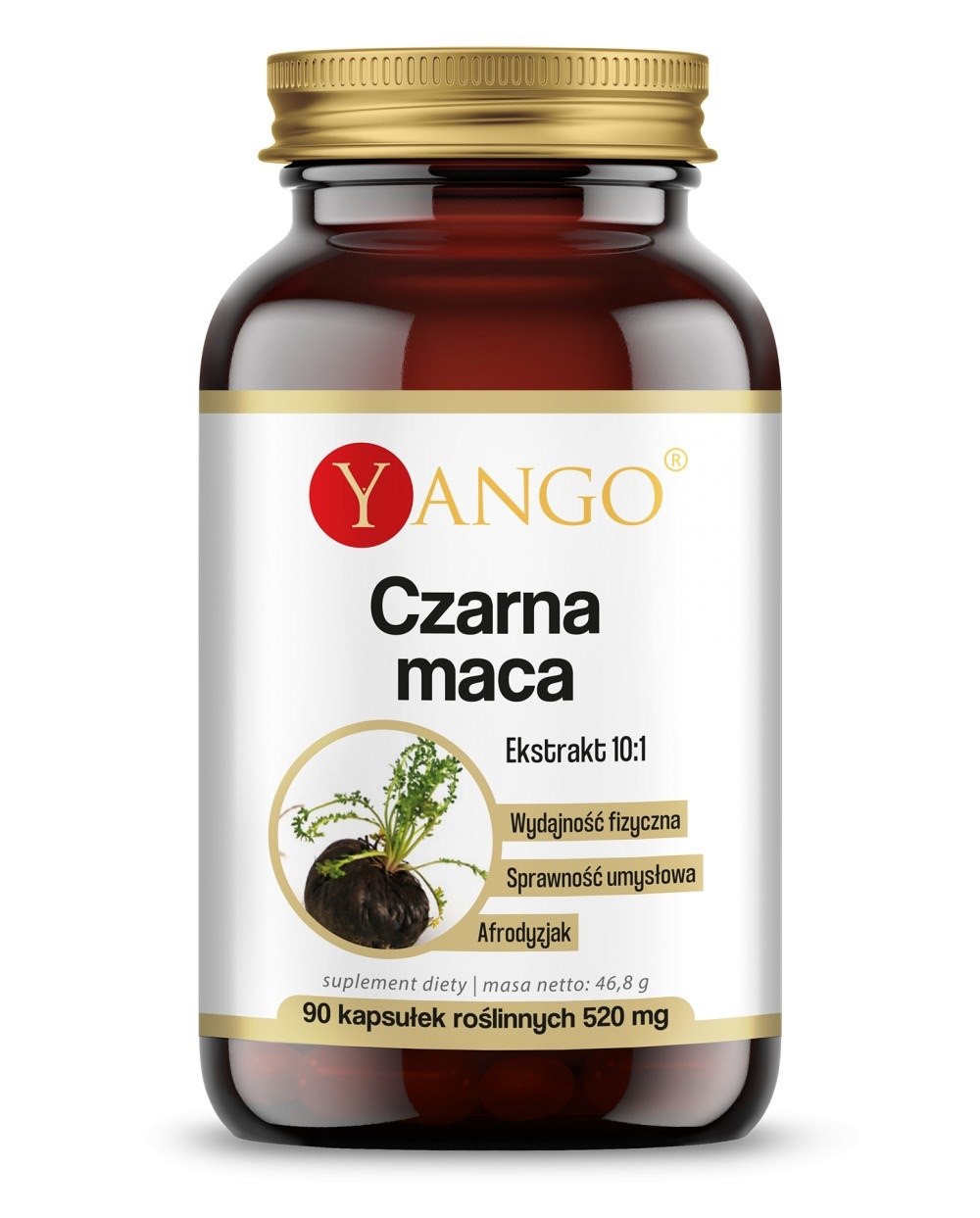 Yango - Svart Maca, 90 kapslar | Vitaminer och MineralerMaca | Apoteka