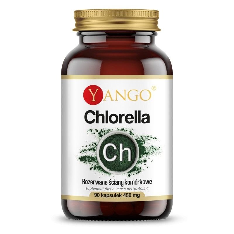 Yango - Chlorella med krossade väggar, 90 kapslar | Vitaminer och MineralerSpirulinaÖrter och växtbaserade preparat | Apoteka
