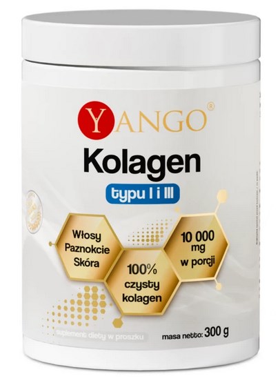 Yango - Kollagen typ I & III, 300 g | Vitaminer och MineralerHälsa och välbefinnandeKollagen | Apoteka