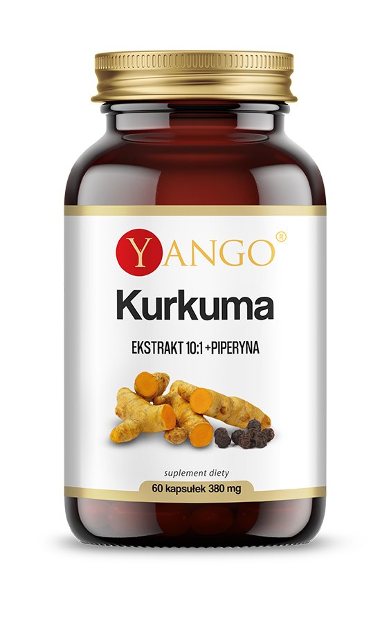 Yango - Gurkmejaextrakt med Piperin, 60 kapslar | Vitaminer och MineralerHälsa och välbefinnandeÖrttillskottHälsokostLinfröoljaGurkmeja | Apoteka